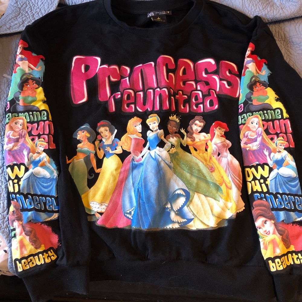 Zara Disney Princess Reunited Sweatshirt